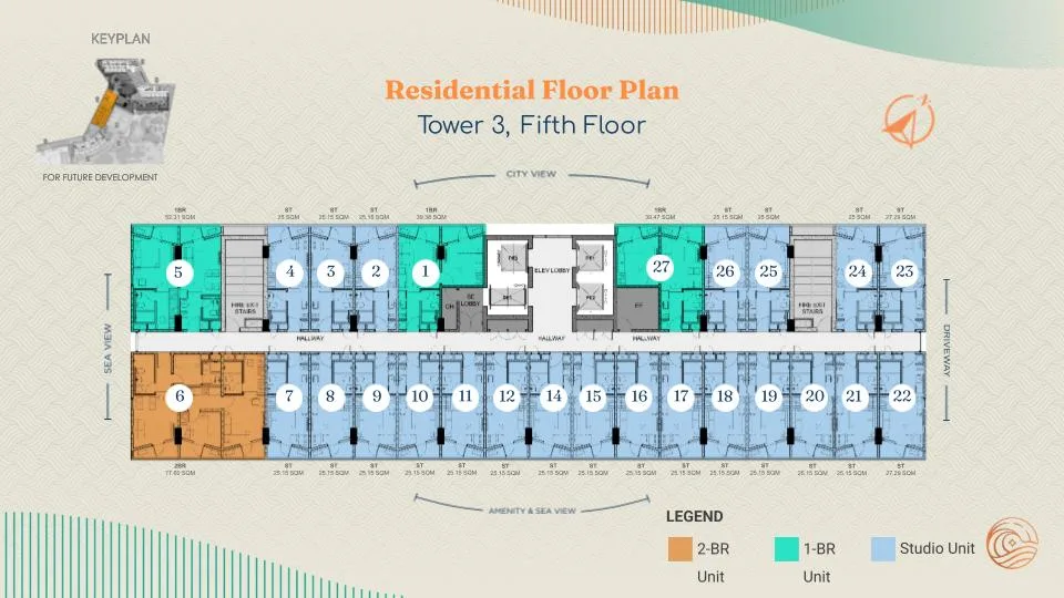 Costa Mira Tower 3 5th floor plan