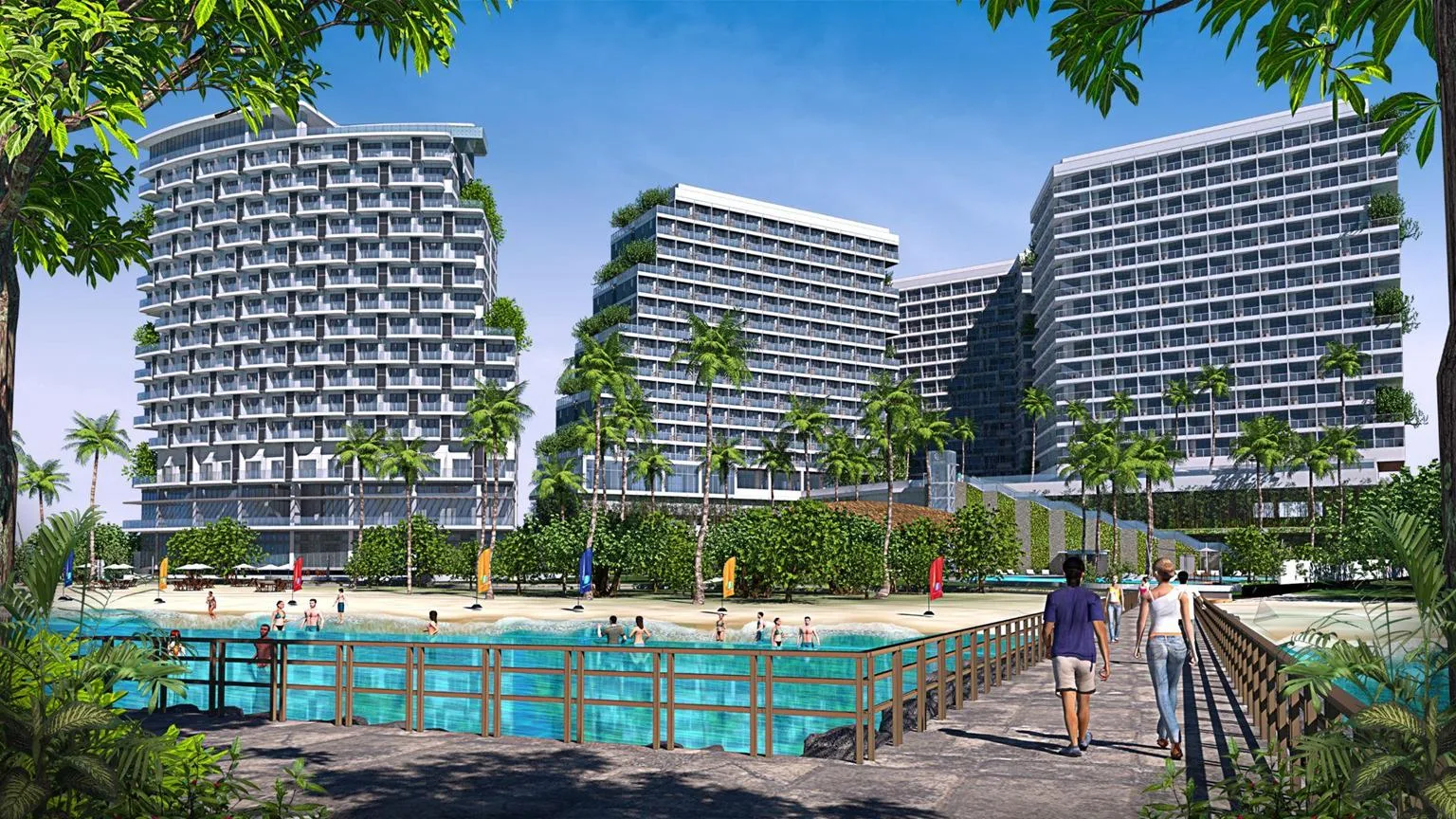 Costa Mira Beachtown Mactan exterior architect perspective