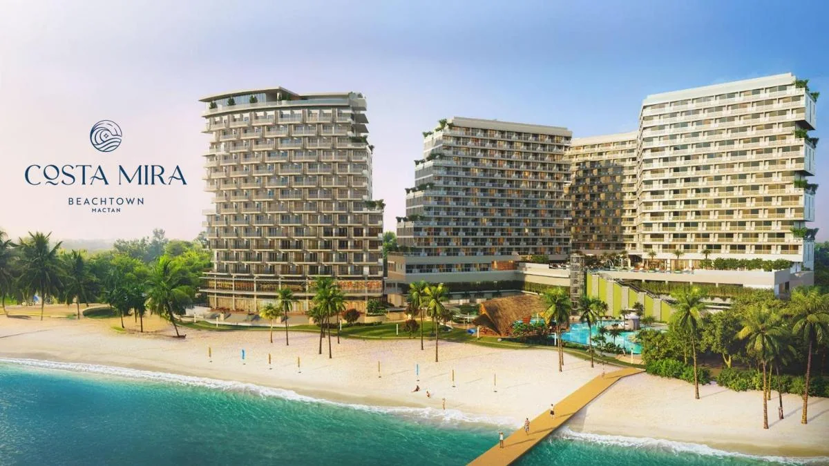 Costa Mira Beachtown Mactan Tower 4 beachfront exterior architect perspective