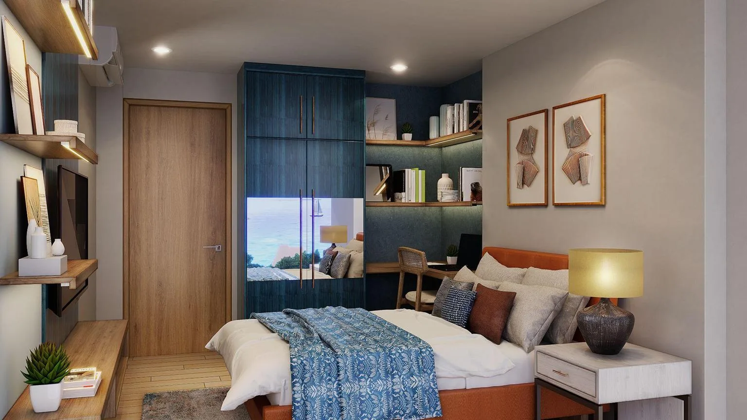 Tower 3 2 Bedroom - Large architect's perspective